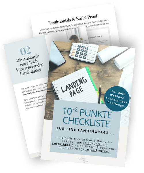 Checkliste Landingpage die konvertiert Checkliste Landingpage die konvertiert